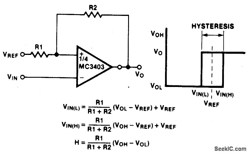 磁滯比較器電路圖