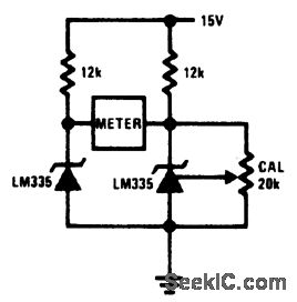 簡單差分溫度傳感器