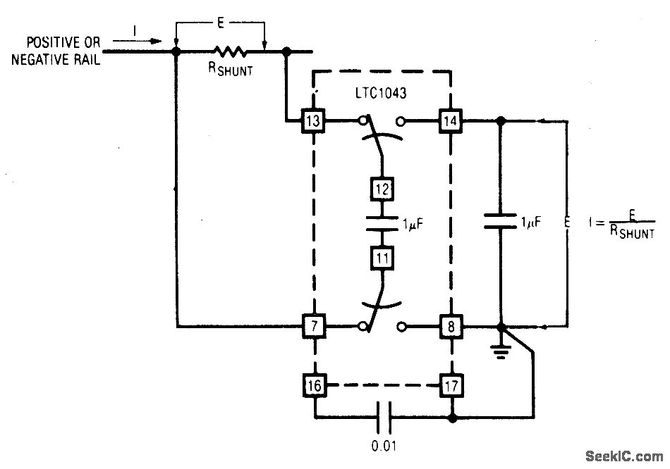 供電軌的電流感應(yīng)電路