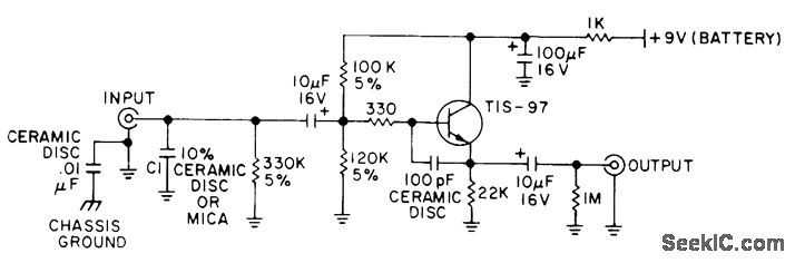 輸入緩沖前置放大器