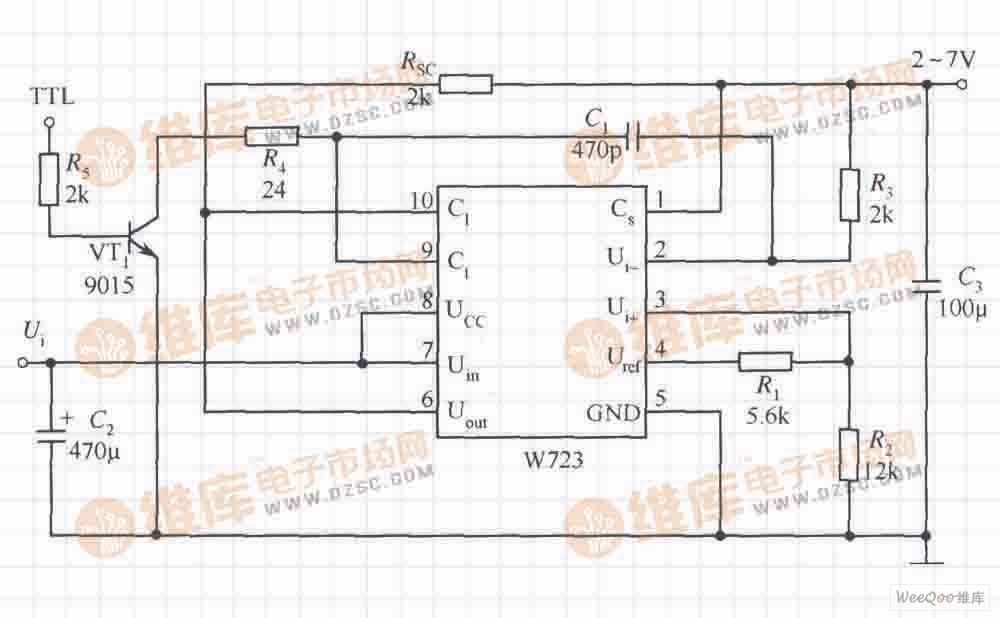 由W723構成的可控型應用電路