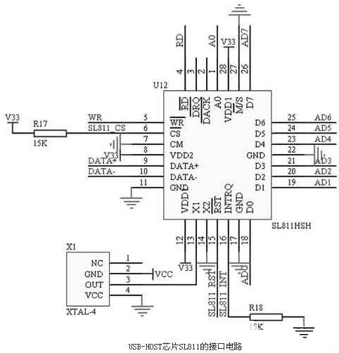 汽車行駛記錄儀的數(shù)據(jù)傳輸接口電路設(shè)計